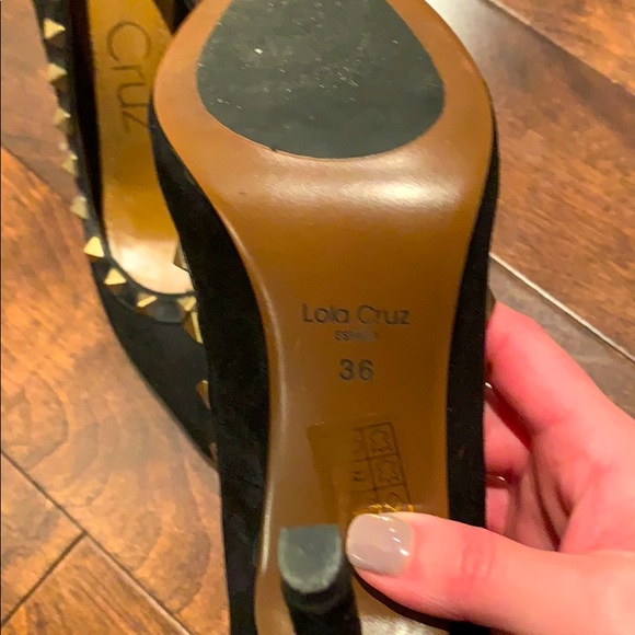 LOLA CRUZ leather / suede shoes pumps size 36 / 6 - Picture 3 of 7